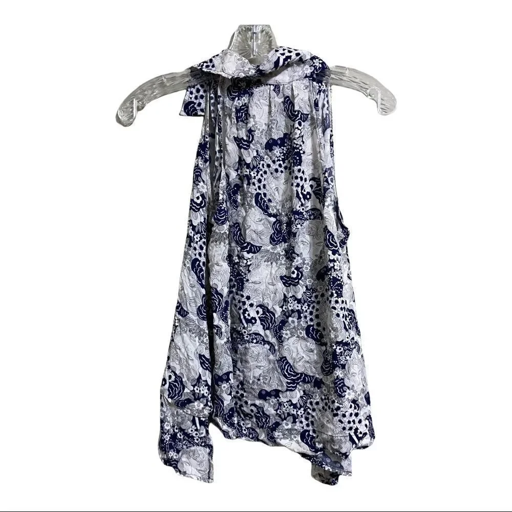 𝅺anthropologie Sz 2  Maeve Face Print Tesni Tank - Picture 7 of 8